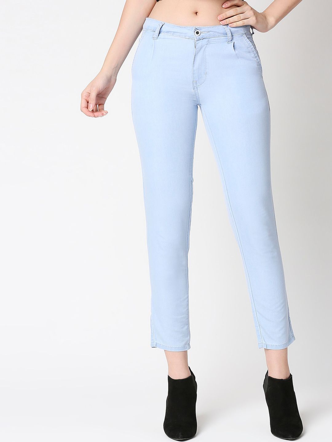 High Star Women Blue Slim Fit Clean Look Jeans Price in India