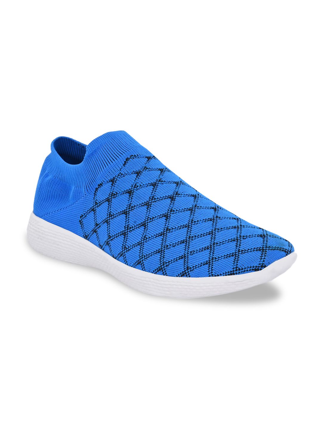 Provogue Men Blue Textured Slip-On Sneakers