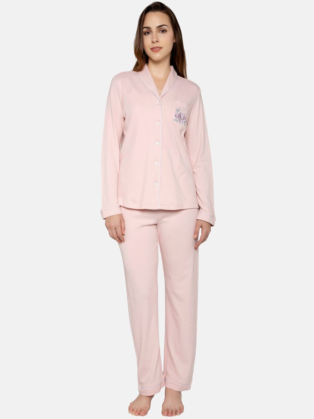 Triumph Cotton Comfort Soft Top and Trouser Homewear Set Price in India