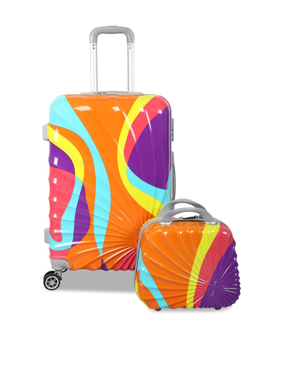 Polo Class Multi 28 inch Trolley Bag Set with 1pc Vanity Bag Price in India