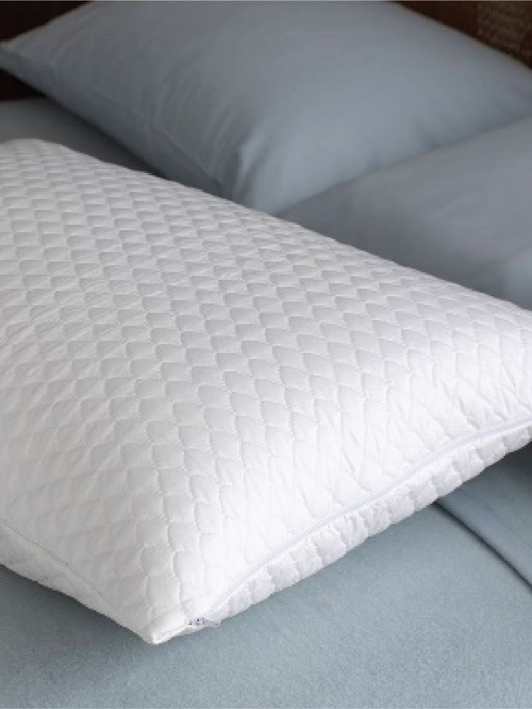 HomeTown White Solid Health Plus Bamboo Sleep Pillow Price in India