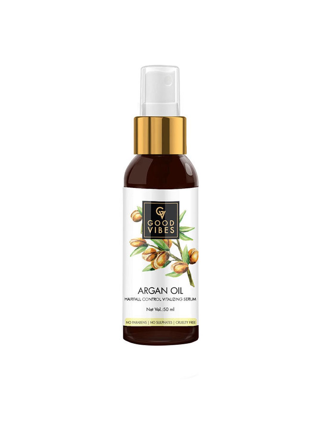 Good Vibes Argan Oil Hairfall Control Vitalizing Hair Serum 50 ml Price in India