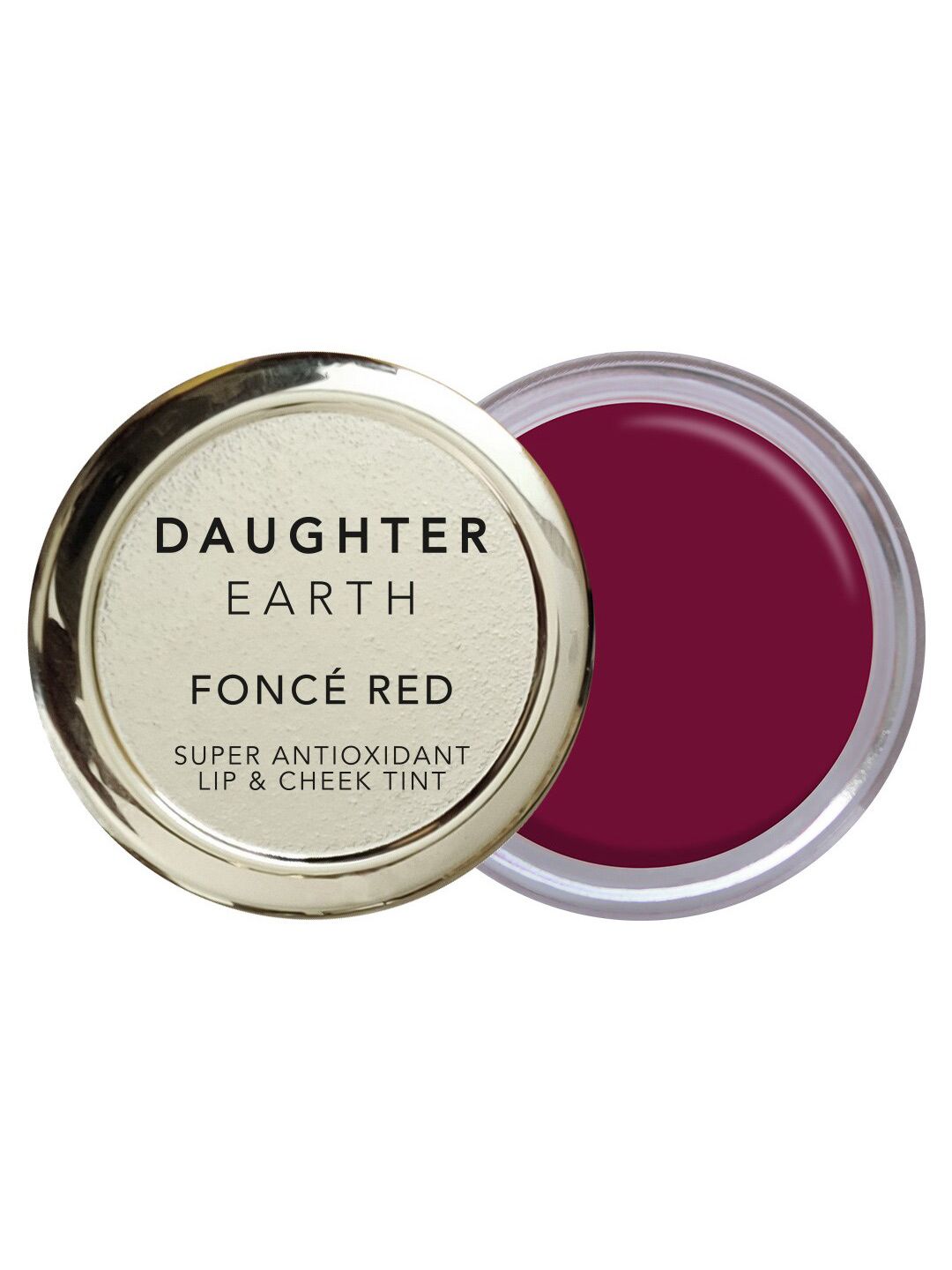 DAUGHTER EARTH Super Antioxidant Lip & Cheek Tint Fonce Red - 4.5 g Price in India