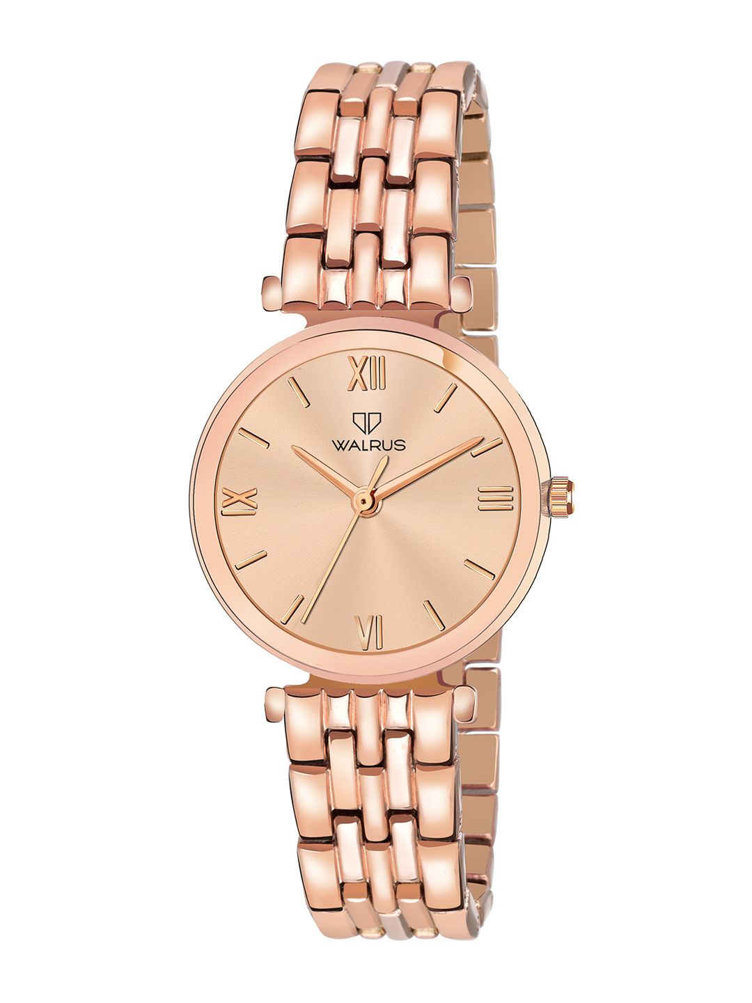 Walrus Women Rose Gold-Toned Stainless Steel Analogue Watch WWTW-ELITE-XVII-171717 Price in India