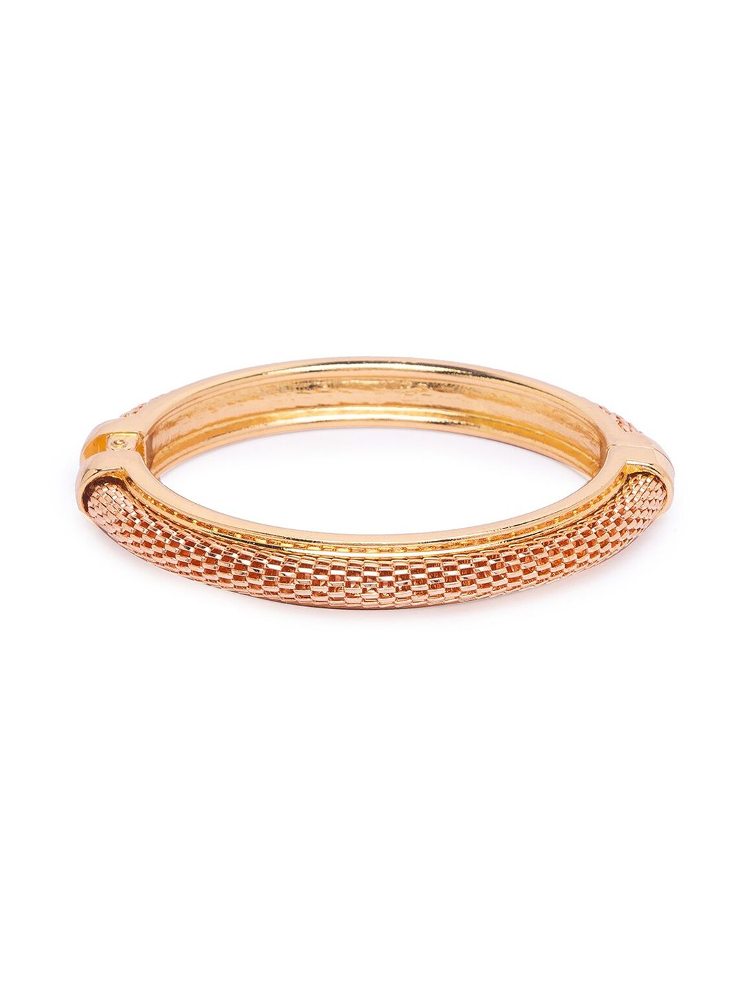 Globus Women Gold-Plated Kada Bracelet Price in India