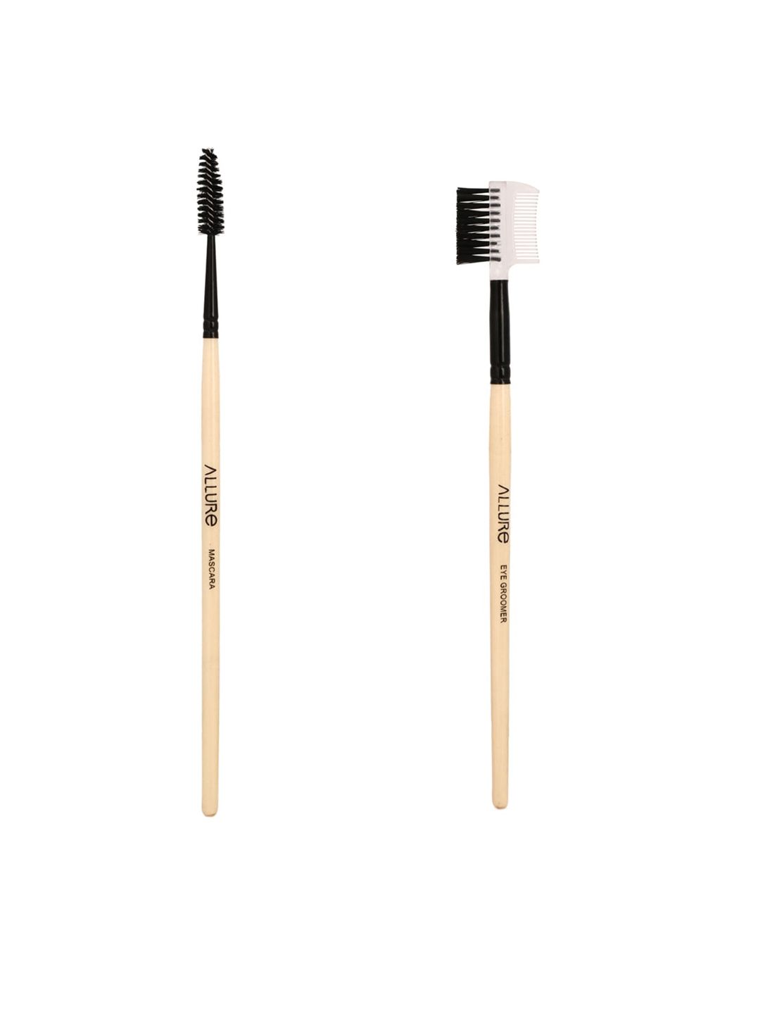 ALLURE Set Of 2 Classic Mascara Brush & Eye Groomer Price in India