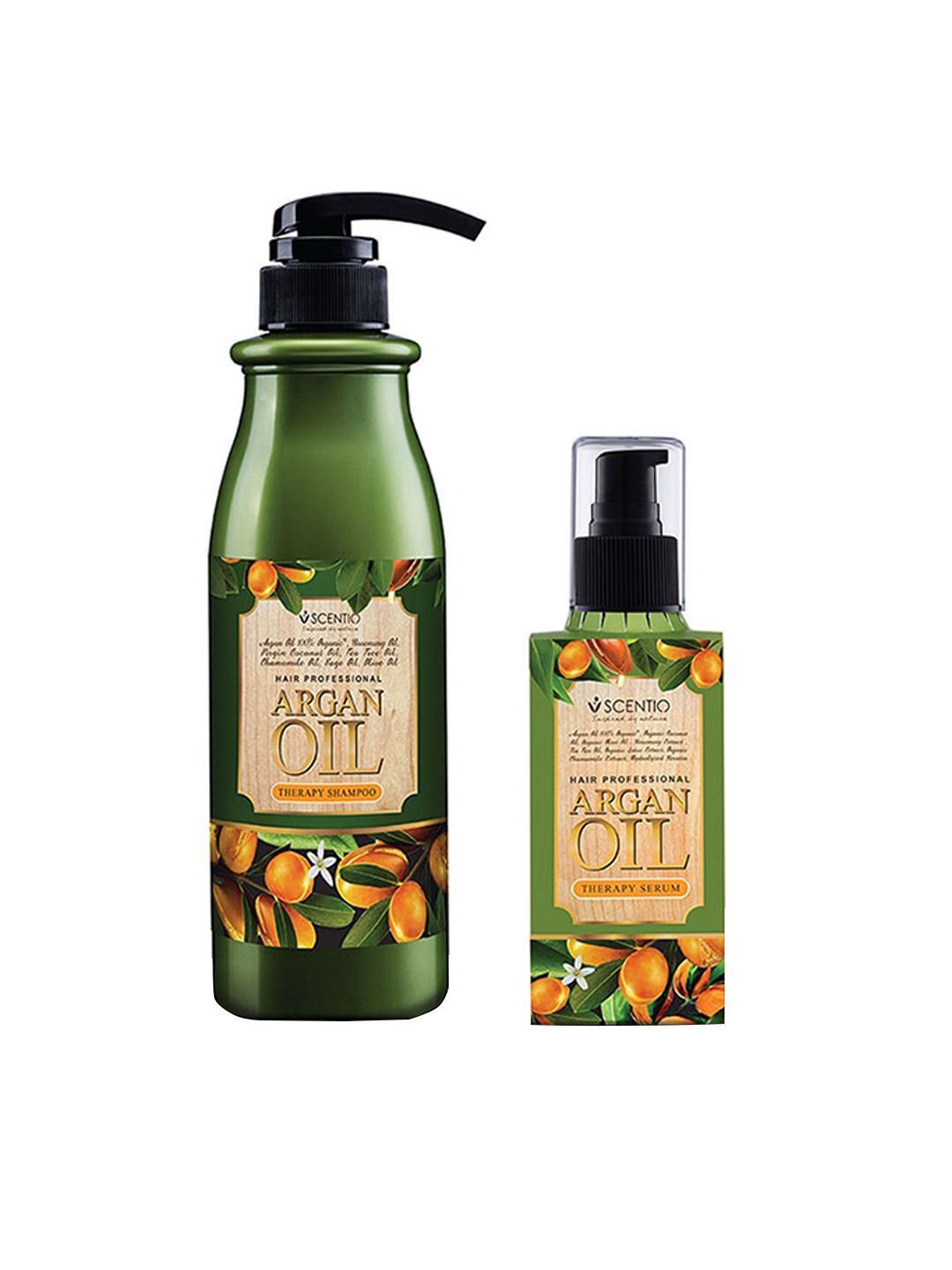 BEAUTY BUFFET Set of 2 Scentio Hair Professional Argan Oil Therapy Shampoo & Serum Price in India