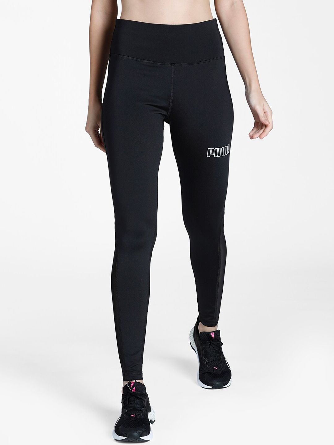 Puma Women Black Active High Waisted Tights Price in India