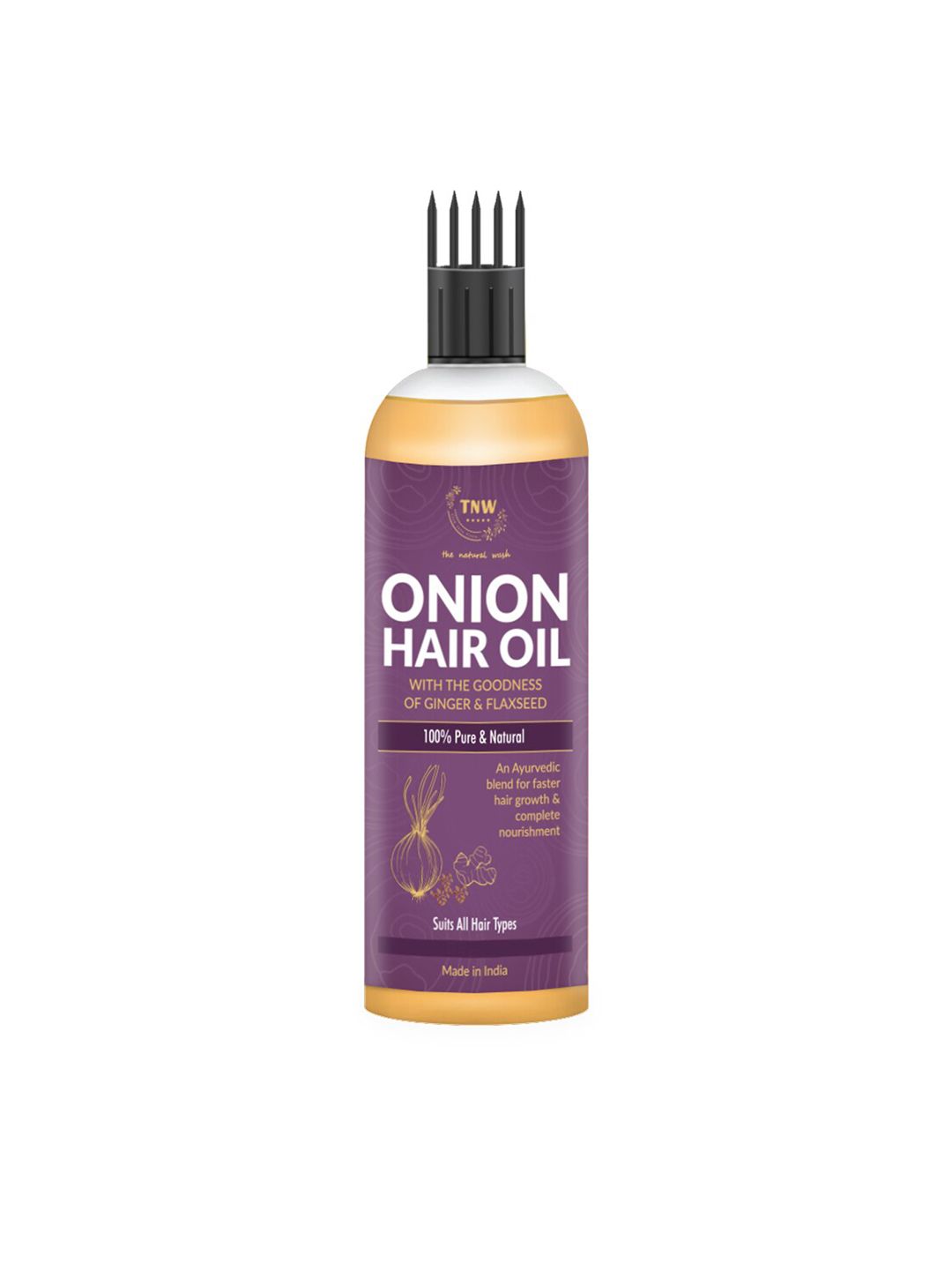 TNW the natural wash Bhringraj Onion Flax Seed Hair Oil 100 ml Price in India