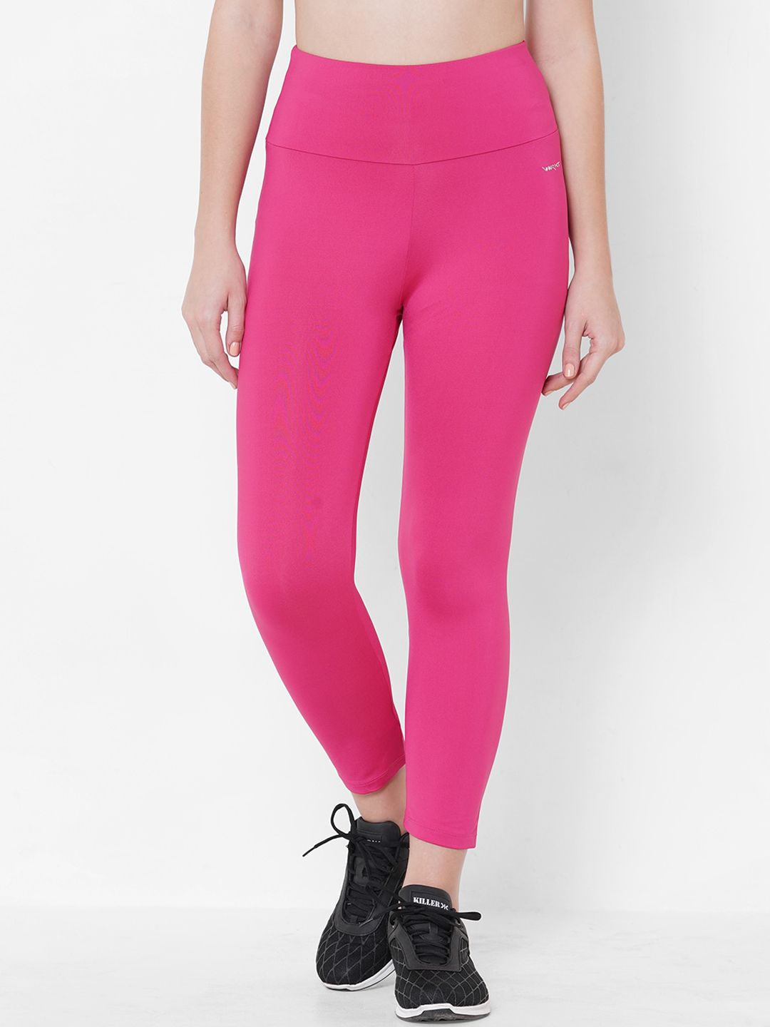 Sweet Dreams Women Pink Solid Training Tights Price in India