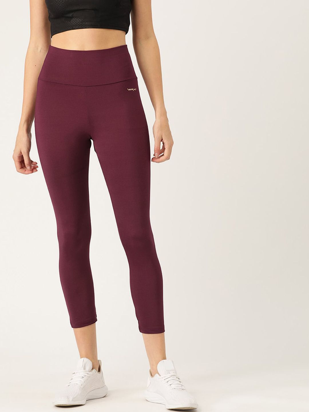Sweet Dreams Women Maroon Solid Sports Tights Price in India