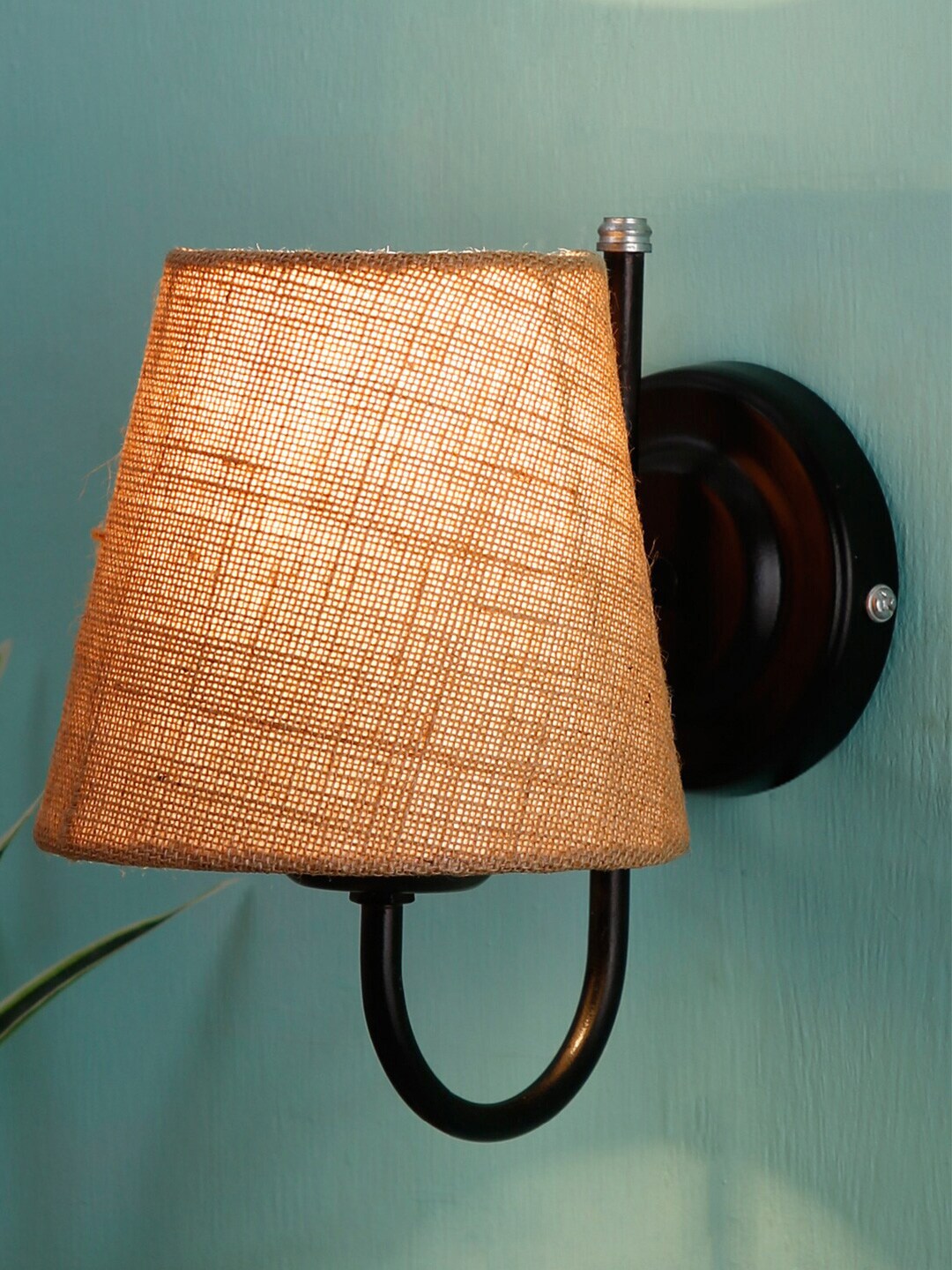 Devansh Beige Traditional Armed Sconce Lamp Price in India