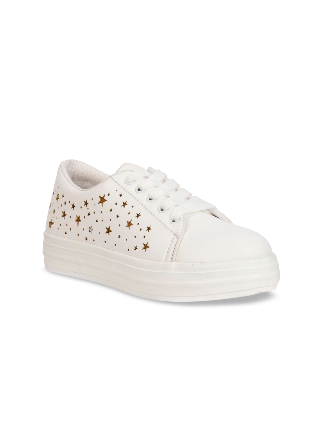 Denill Women White Printed Sneakers Price in India