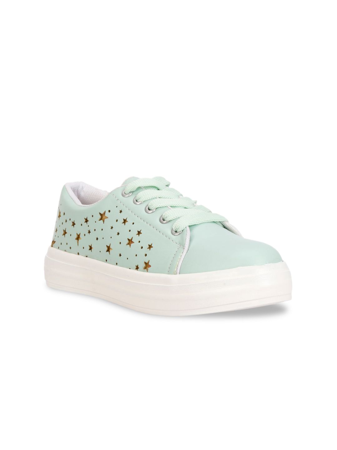 Denill Women Turquoise Blue Printed Sneakers