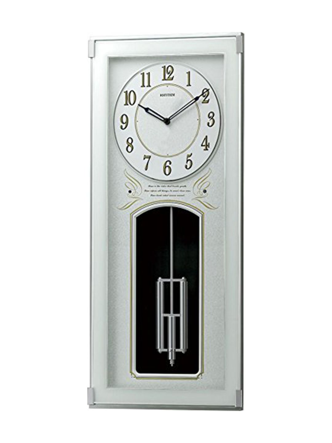 Rhythm Green Traditional Wall Clock Price in India