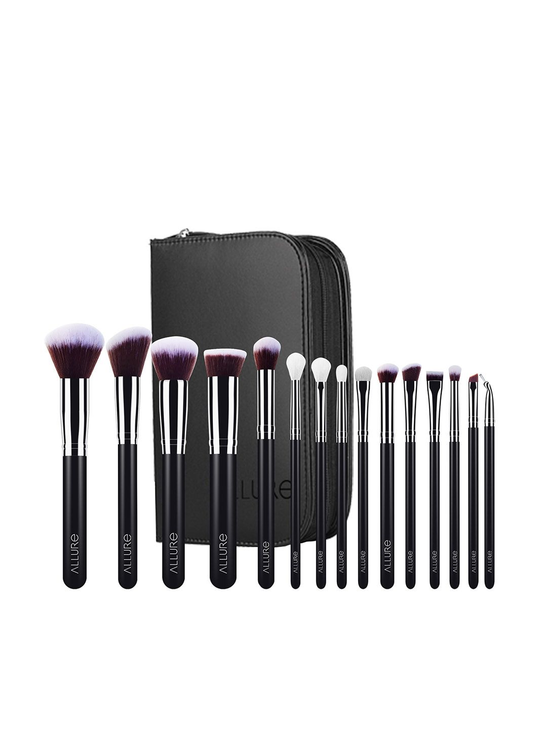Allure Set of 15 Silver Brushes Price in India