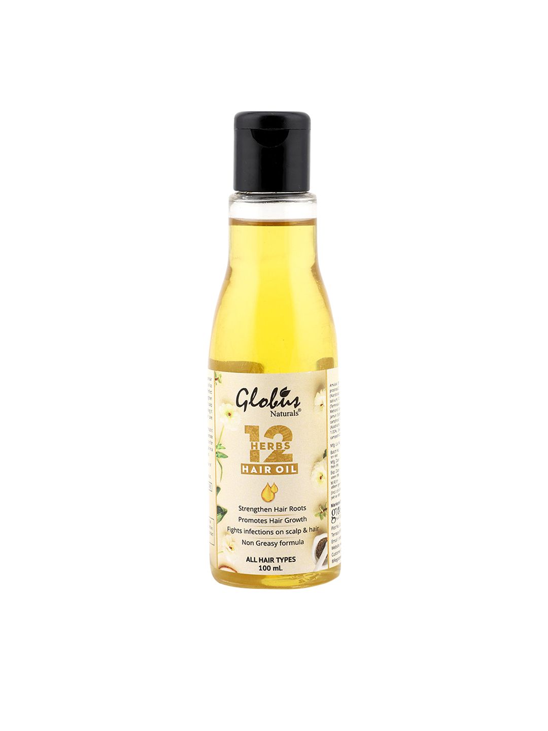 Globus naturals 12 Herbs Hair Growth Oil With Comb Applicator - 100 ml Price in India