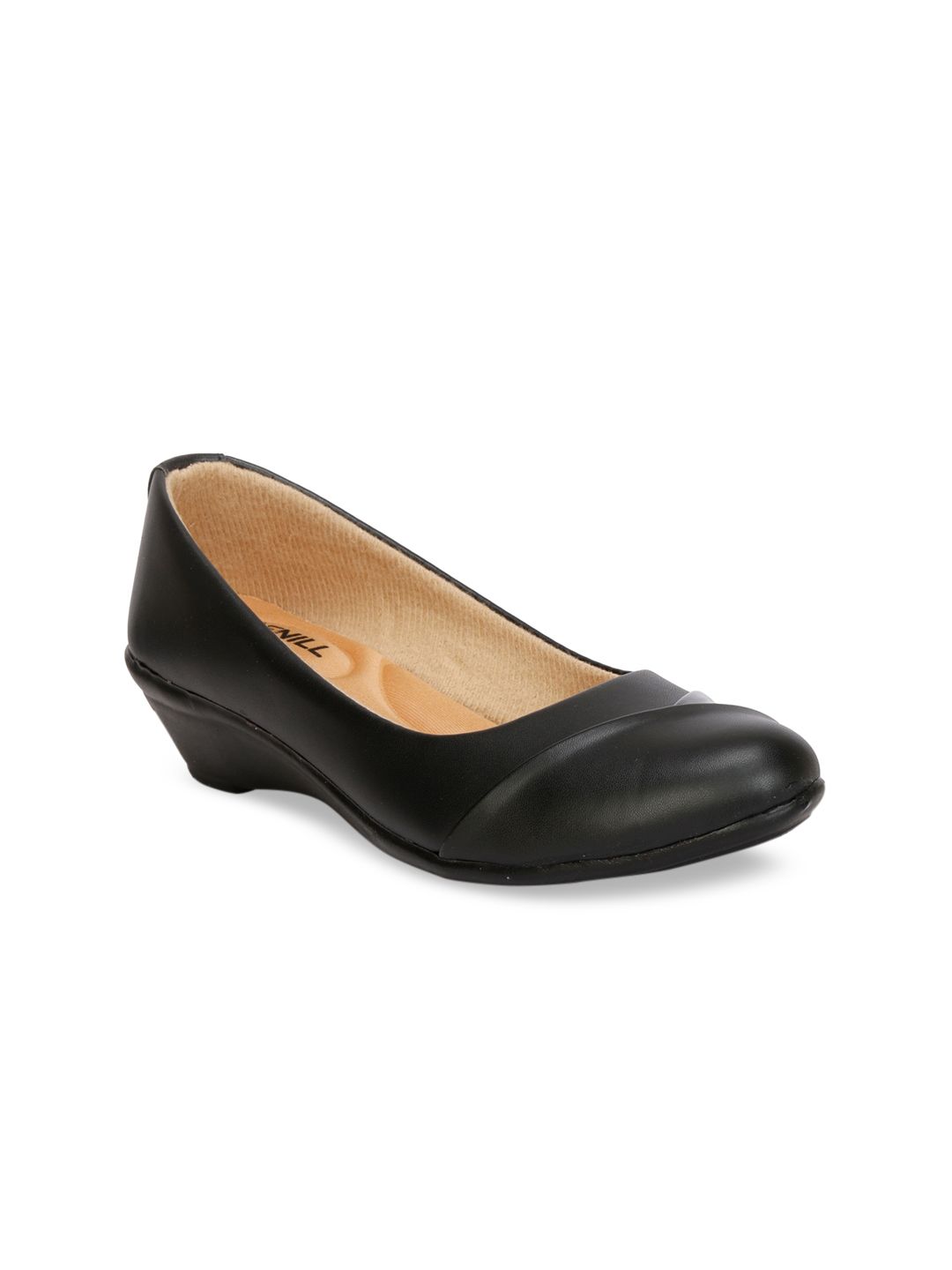 Denill Black Wedge Pumps Price in India