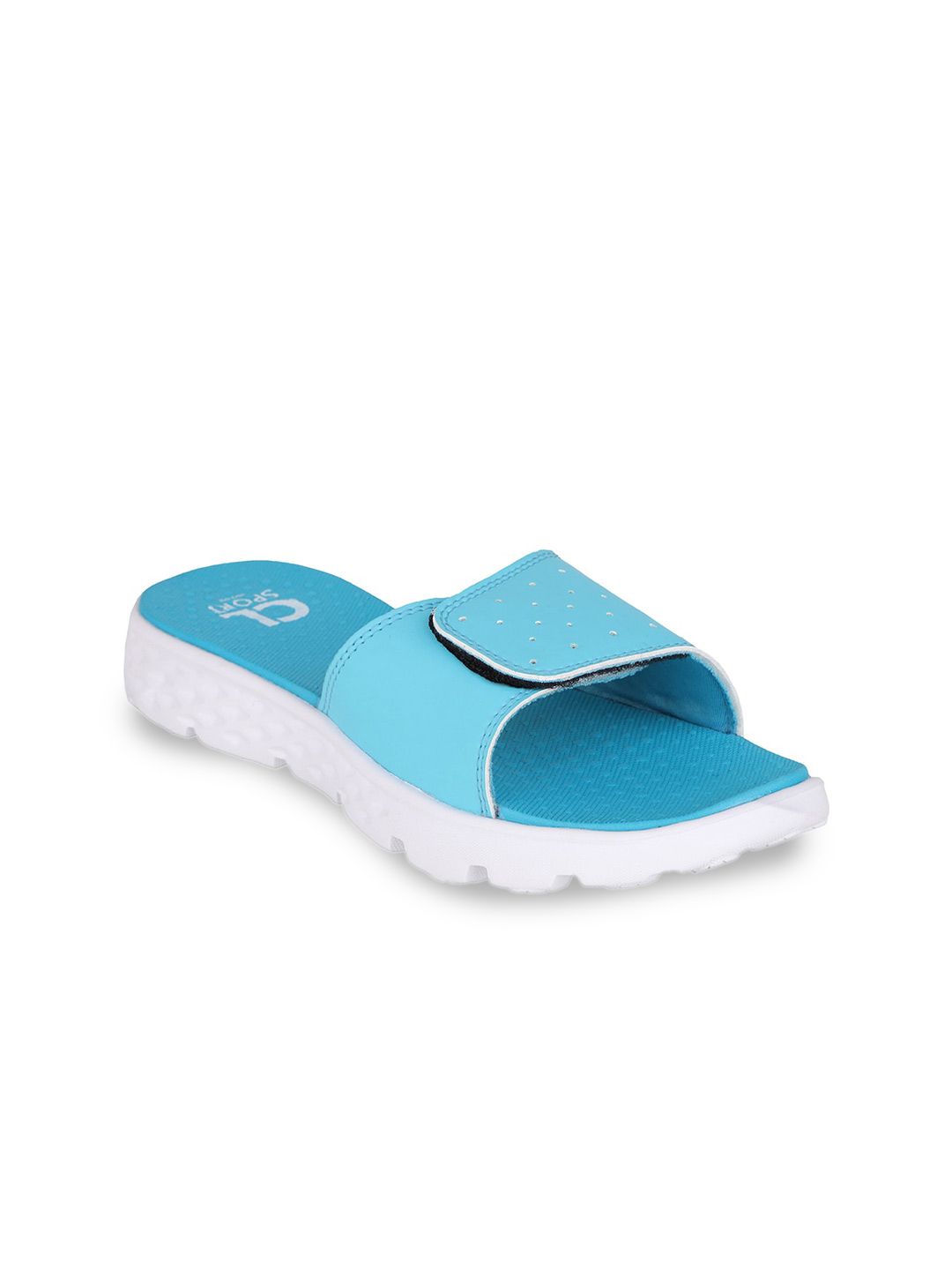 Carlton London sports Women Blue Sliders Price in India