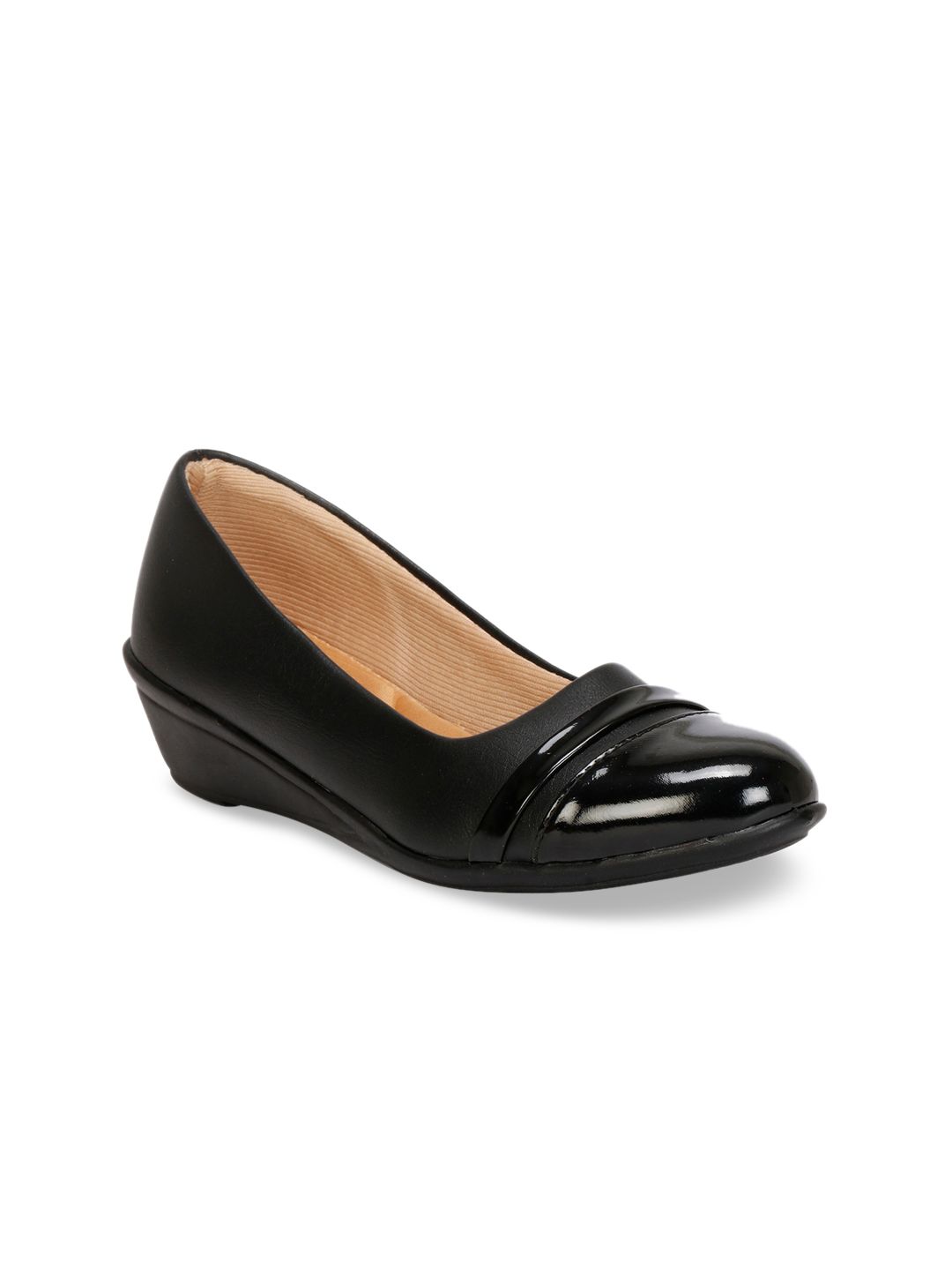 Denill Women Black Wedge Pumps Price in India