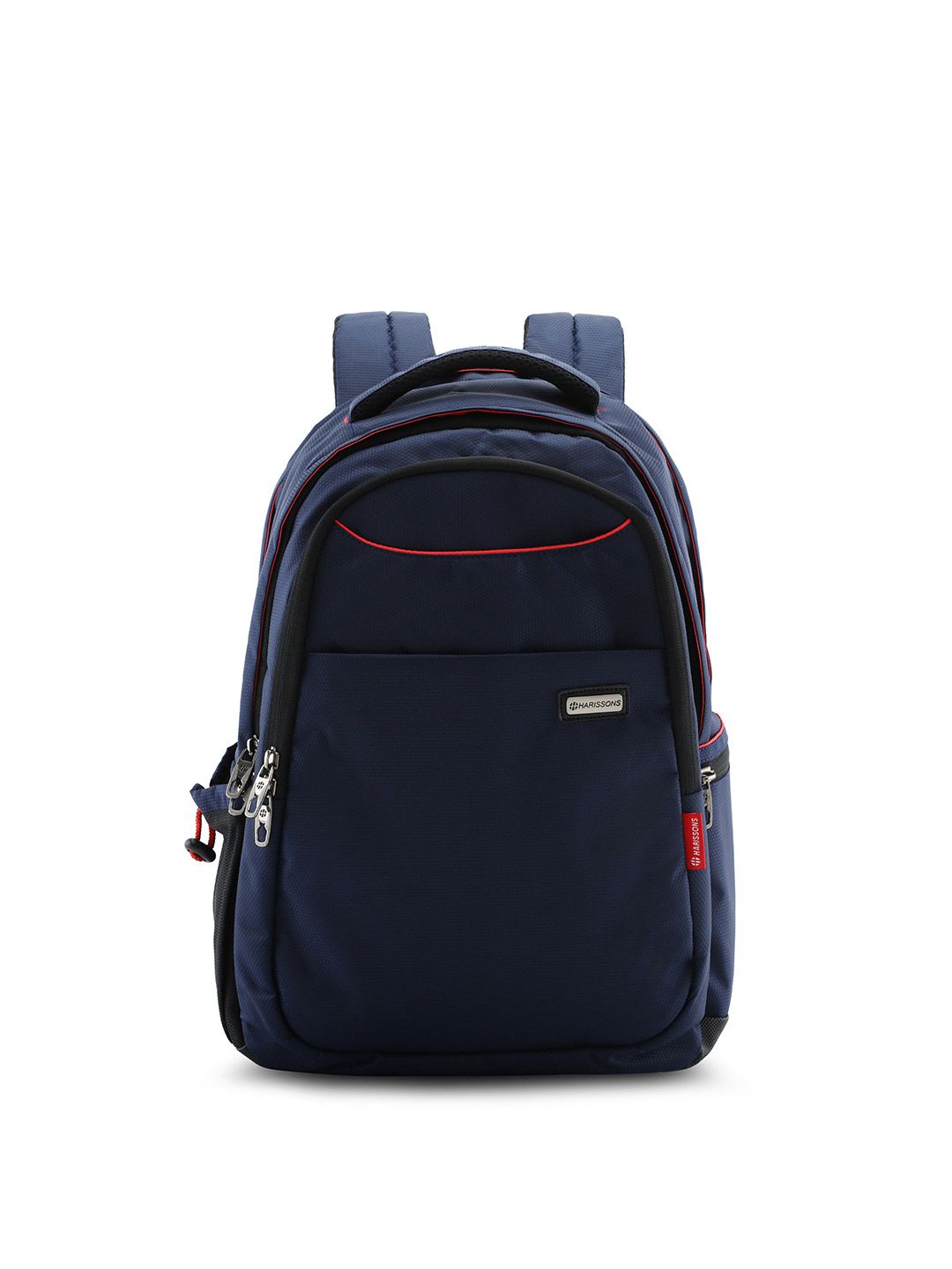 Harissons Navy Blue & Red Laptop Backpack Price in India