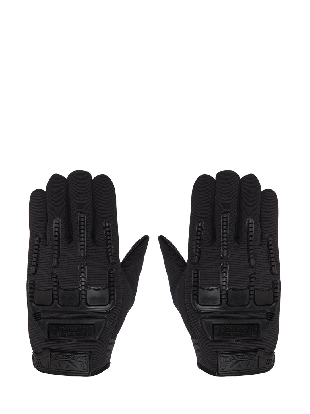 FabSeasons Black Textured Full Finger Gloves Price in India