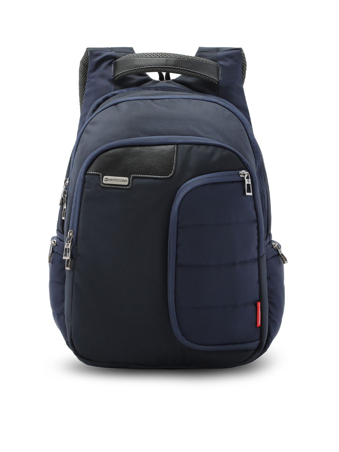 Harissons Unisex Navy Blue Backpack with USB Charging Port Price in India