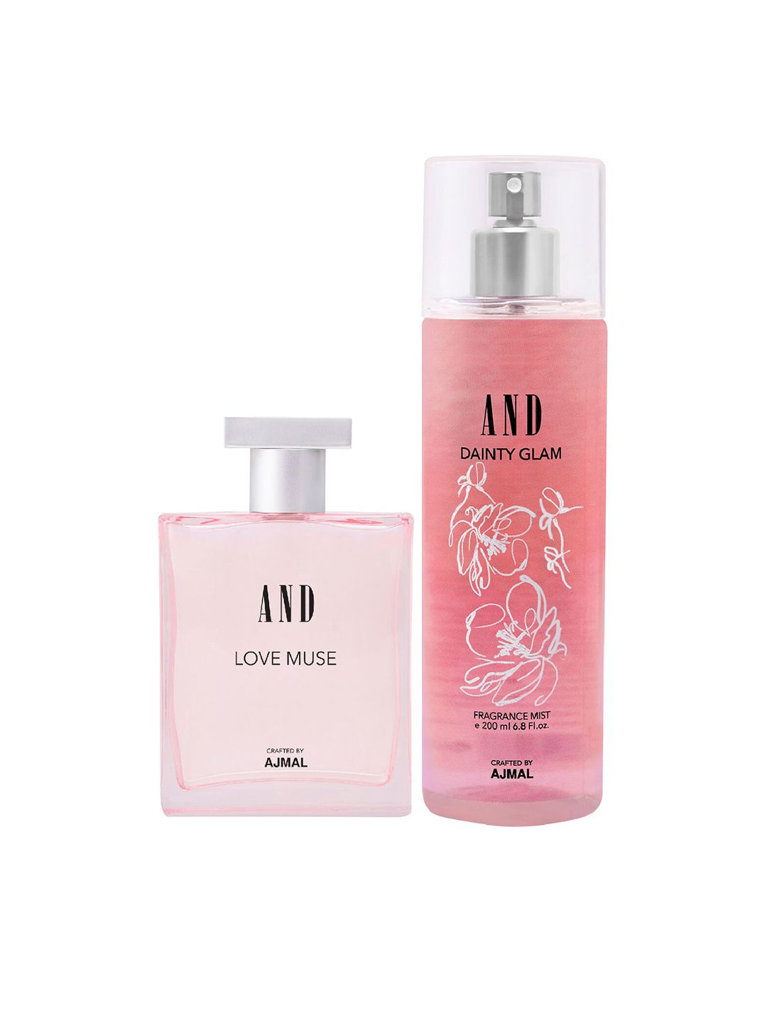 AND Women Set Of 2 Dainty Glam Body Mist & Love Muse Eau De Parfum 250ml Price in India