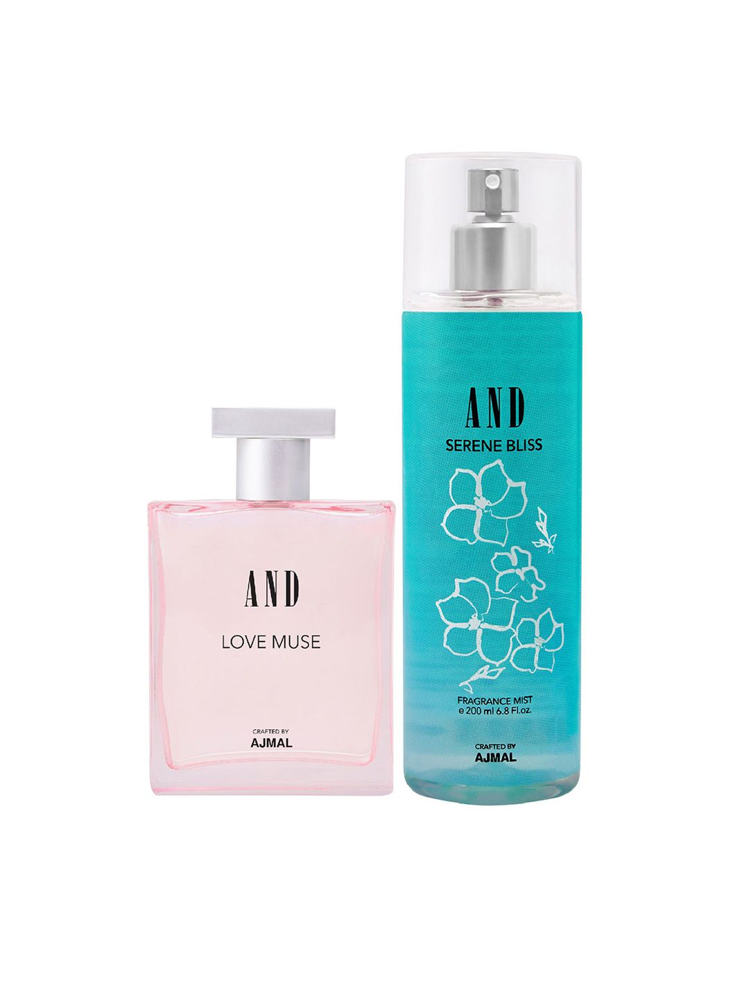 AND Pack Of 2 Love Muse Eau de Parfum & Serene Bliss Fragrance Mist Price in India