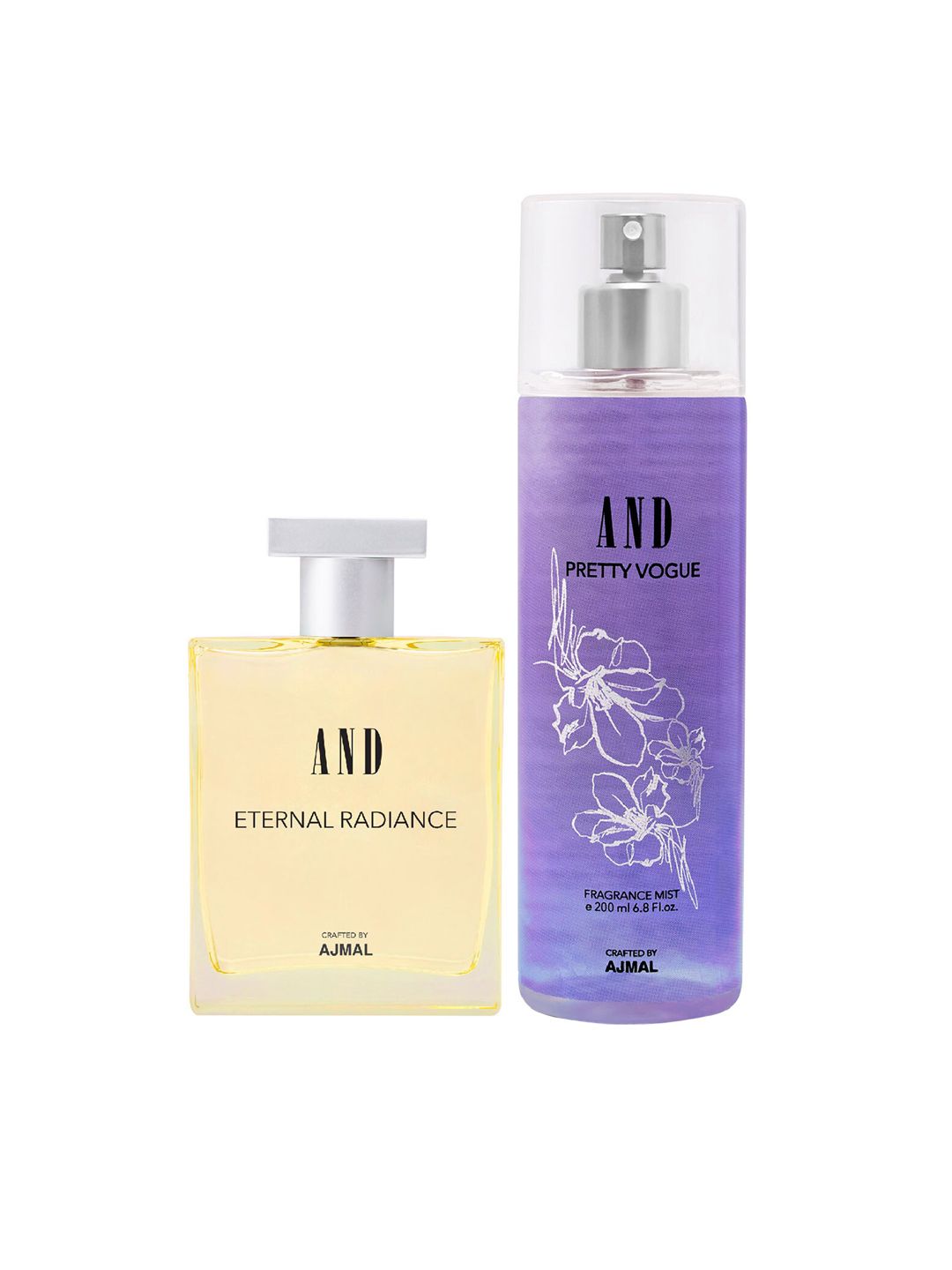 AND Set of 2 Eternal Radiance EDP & Pretty Vogue Body Mist Price in India