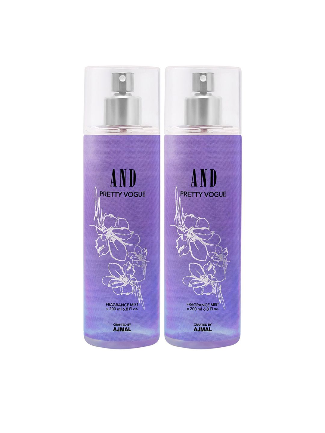 AND Set of 2 Pretty Vogue Body Mist Price in India