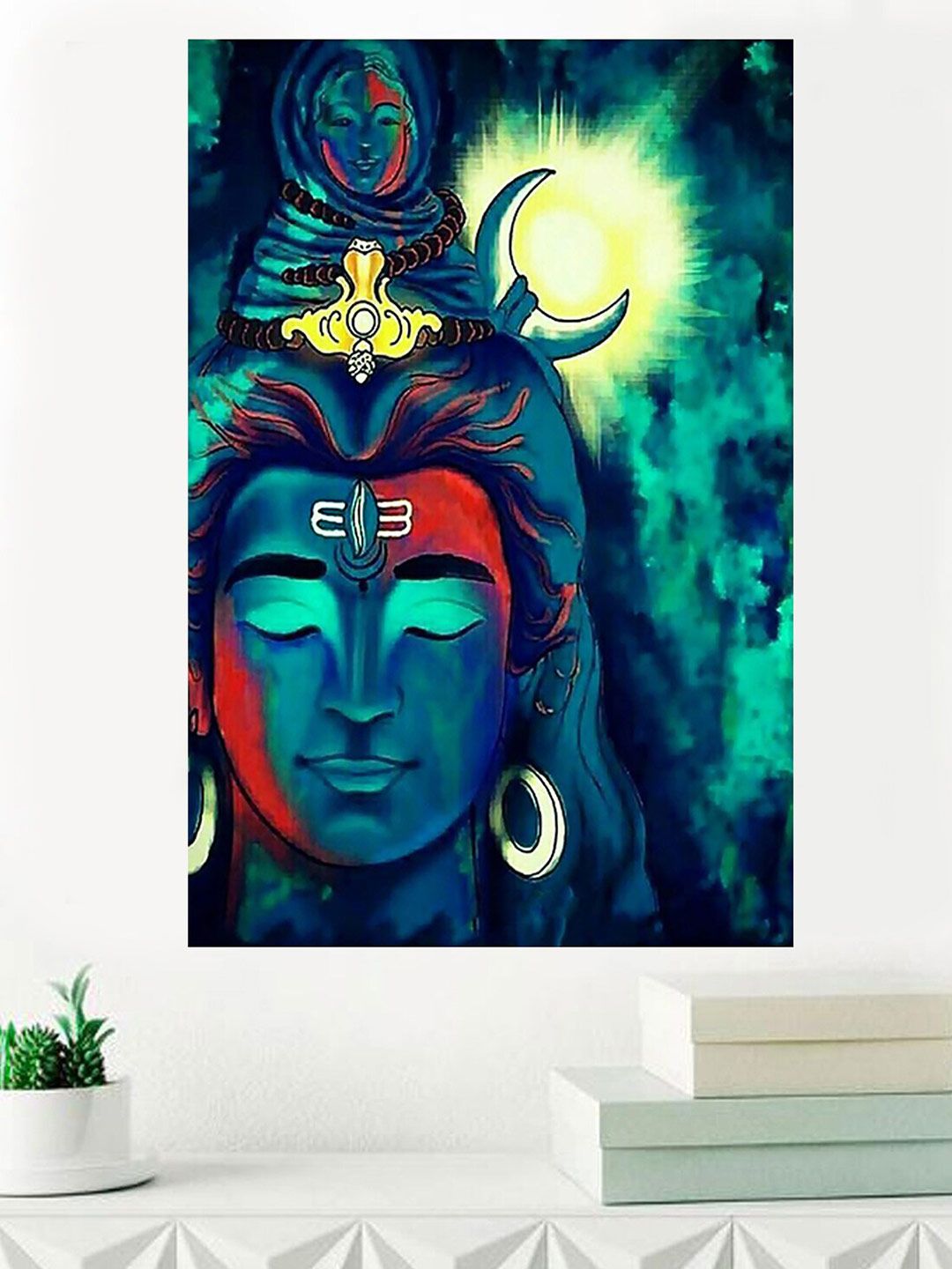 Buy Gallery99 Spiritual Shiva Wall Rectangle Paintings Wall Art