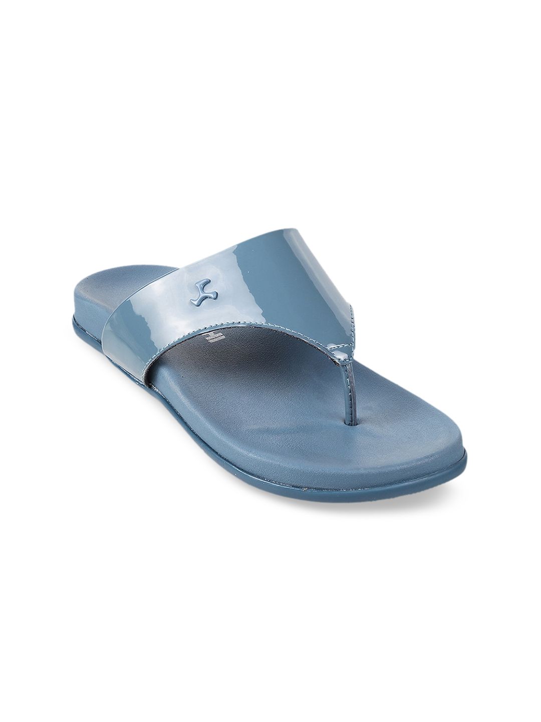 Mochi Women Blue Comfort Sandals Price in India