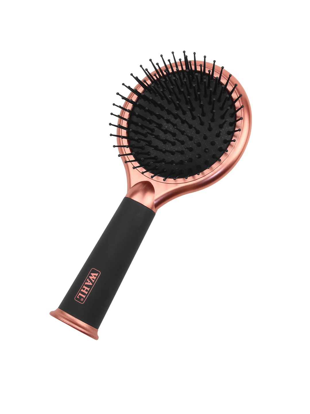 WAHL Black & Rose Gold 3 in 1 Hair Brush with Mirror and Storage Handle