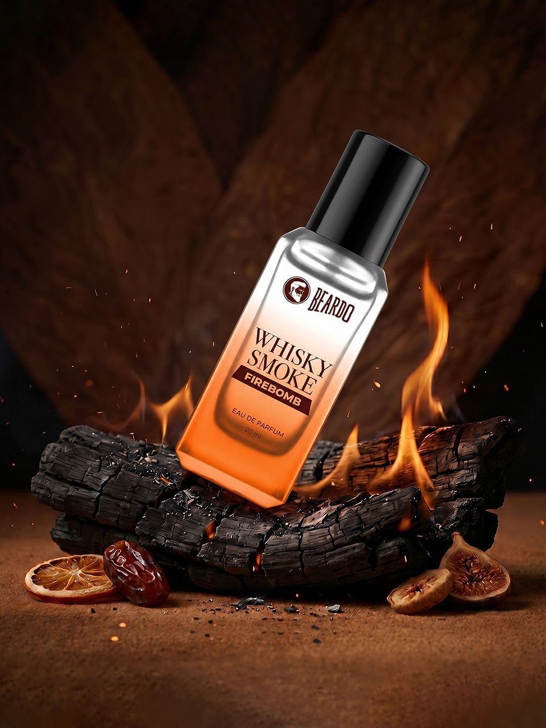 BEARDO Men Whisky Smoke Firebomb Strong & Long-Lasting Eau De Parfum - 20ml