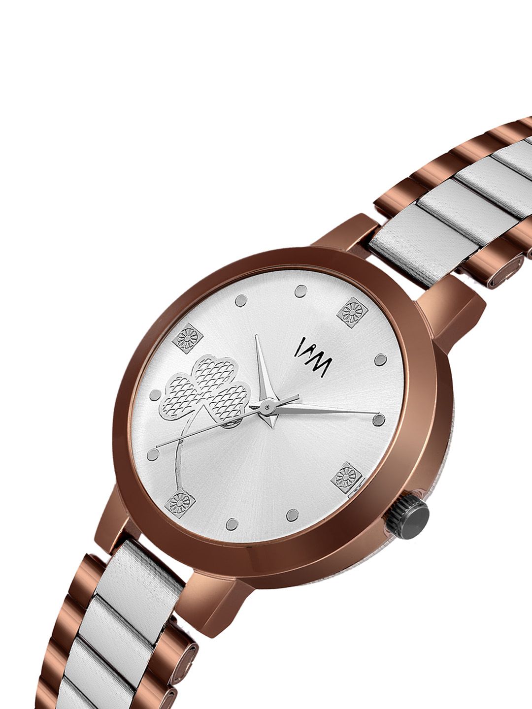WM Men Embellished Dial & Stainless Steel Bracelet Style Straps Analogue Watch PP-026_12