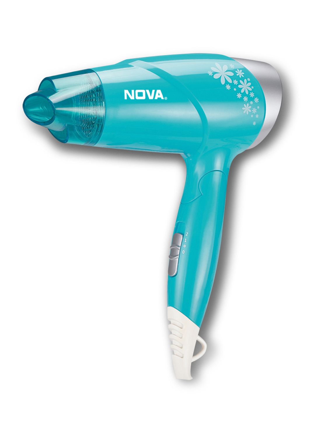 NOVA NHP 8206 Silky Shine 1400W Foldable Hair Dryer – Turquoise Blue