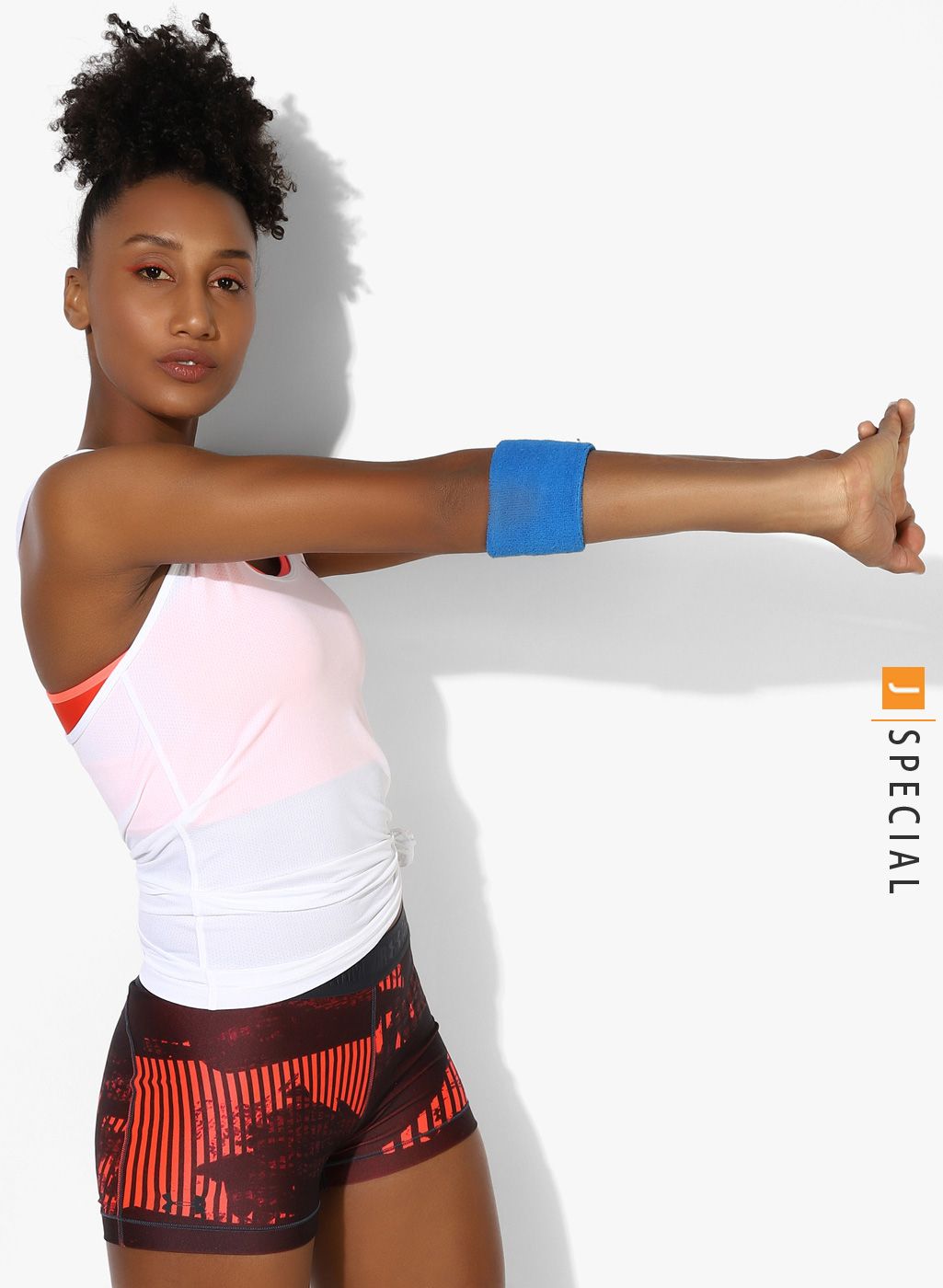 Buy UNDER ARMOUR White Racer Tank Top
