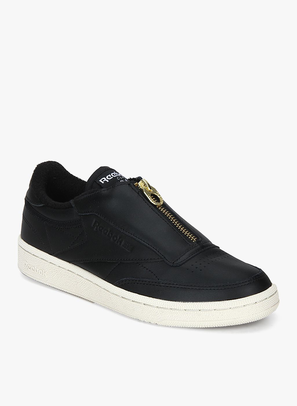 reebok club c 85 zip black