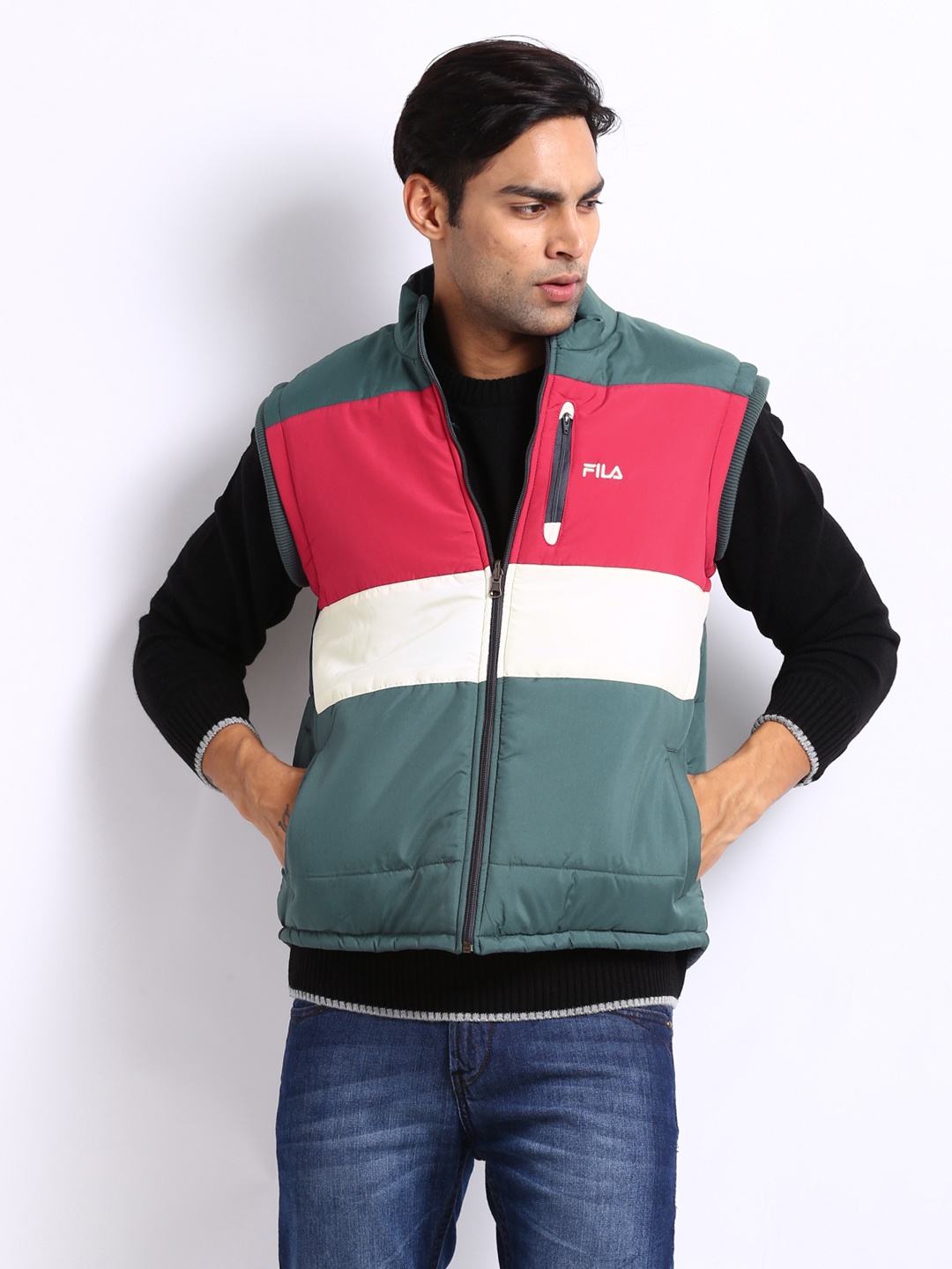 fila sleeveless jacket