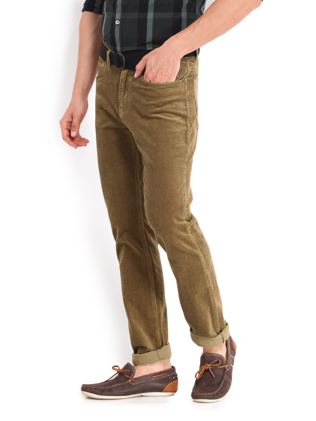 corduroy pants myntra