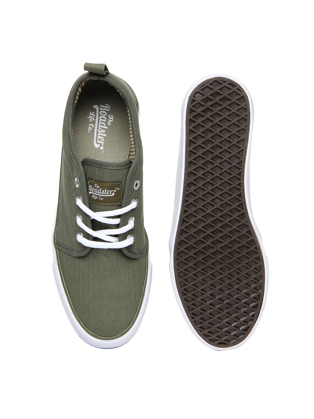 roadster olive green sneakers