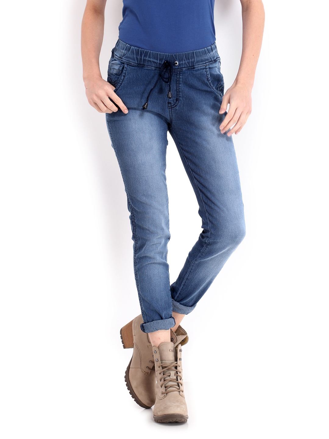 joggers jeans for womens myntra