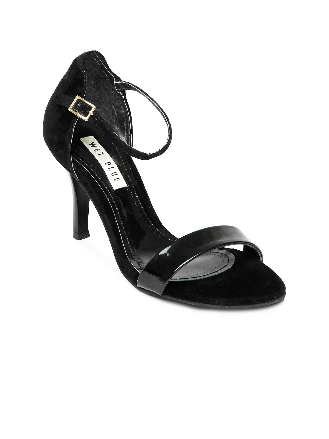 myntra black heels