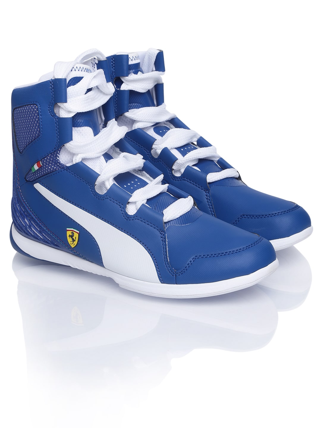 blue ferrari shoes