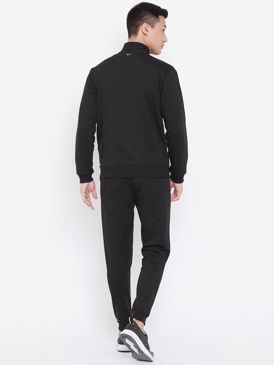 Clothing Tracksuits | Yuuki Men Black Solid Tracksuit - CX80215