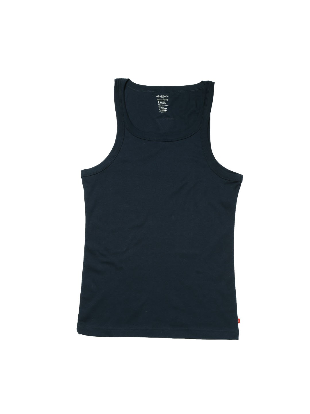 Clothing Innerwear Vests | Jockey Men Navy Blue Solid Innerwear Vests - AD80293