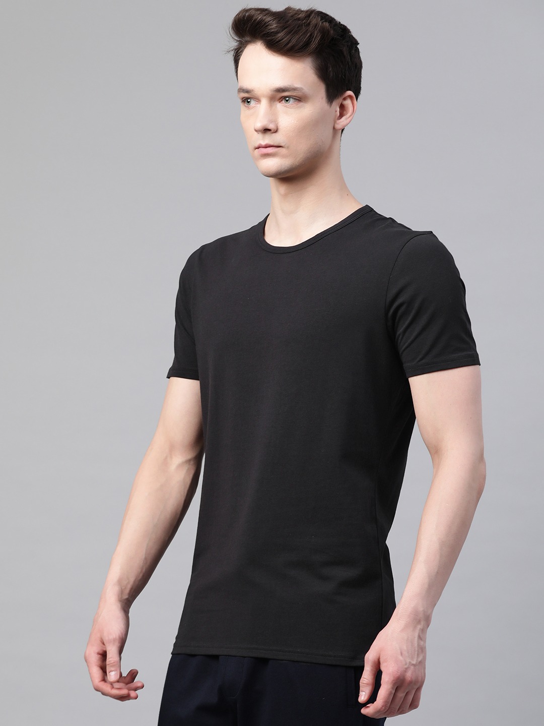 Clothing Innerwear Vests | Marks & Spencer Men Pack of 3 Solid Undershirt Innerwear Vests - KG90666
