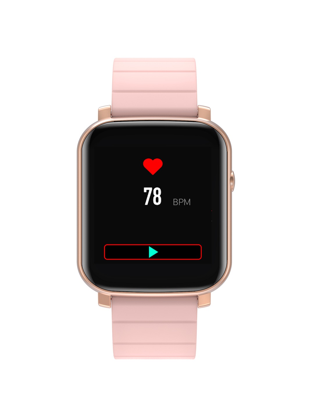 Accessories Smart Watches | French Connection Unisex Black & Pink Touch Screen Smartwatch with HRM & Smart Phone Notification -F1-C - MH07738