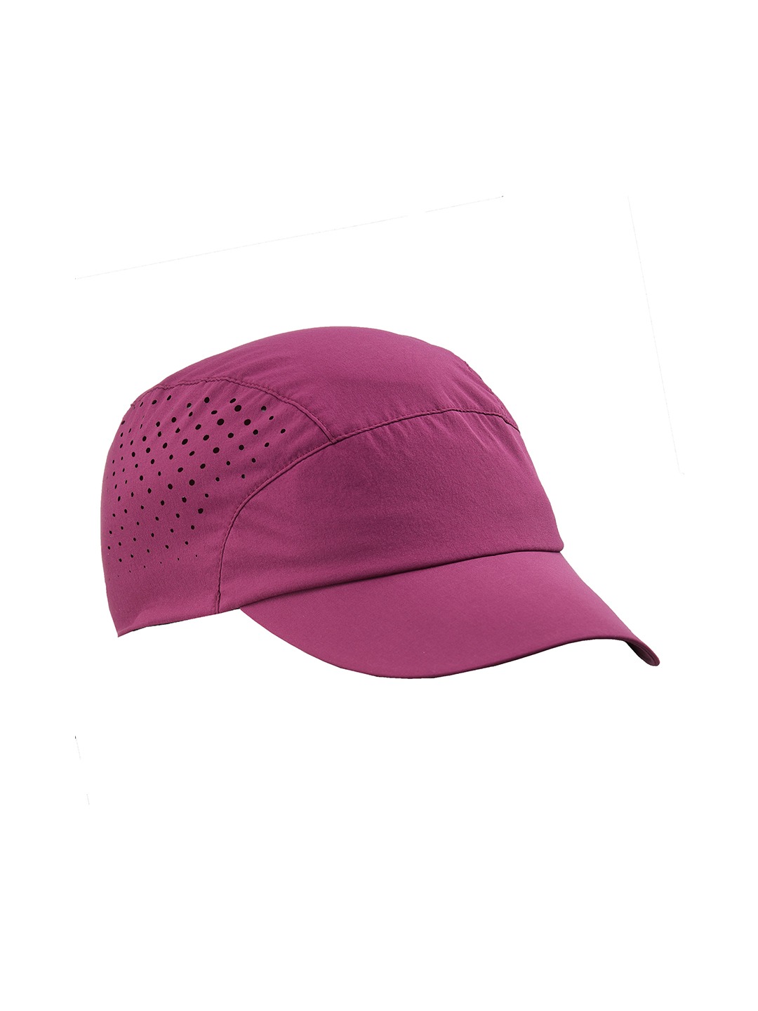 Accessories Caps | FORCLAZ By Decathlon Women Purple Solid Trekking Visor Cap with Cut-Out Detail - ZE08810